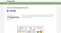 Desktop Screenshot of cinepedia.com