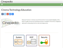 Tablet Screenshot of cinepedia.com